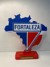 Mapa do Brasil com Escudo do Fortaleza