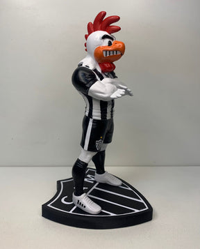 Estátua do Mascote Galo Doido + Escudo do Atlético Mineiro