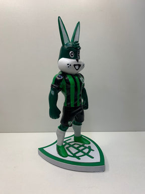 Estátua do Mascote Coelho + Escudo do América Mineiro