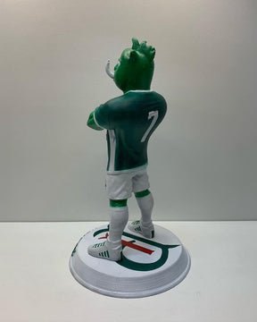 Estátua do Mascote Porco + Escudo do Palmeiras